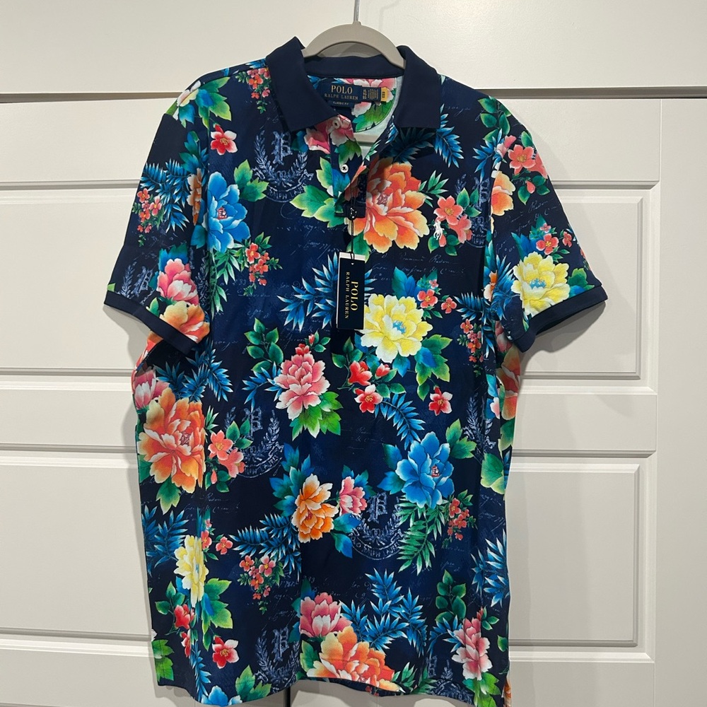 Ralph Lauren flora polo shirt